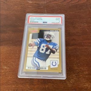 2001 victory Reggie Wayne GOLD PSA 9 colts